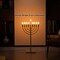 Chabad Style Hanukkah Menorah for Entryway, Living Room, Office, and Kitchen with LED Light Bulbs and Remote Control for Easy Daily Hanukkah Lighting Sequence